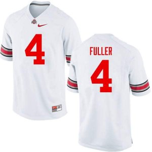Men's Ohio State Buckeyes #4 Jordan Fuller White Nike NCAA College Football Jersey New Release ISR4844LQ